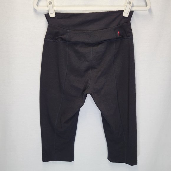 Spanx Women's Large Leggings Black Crop - Picture 2 of 6